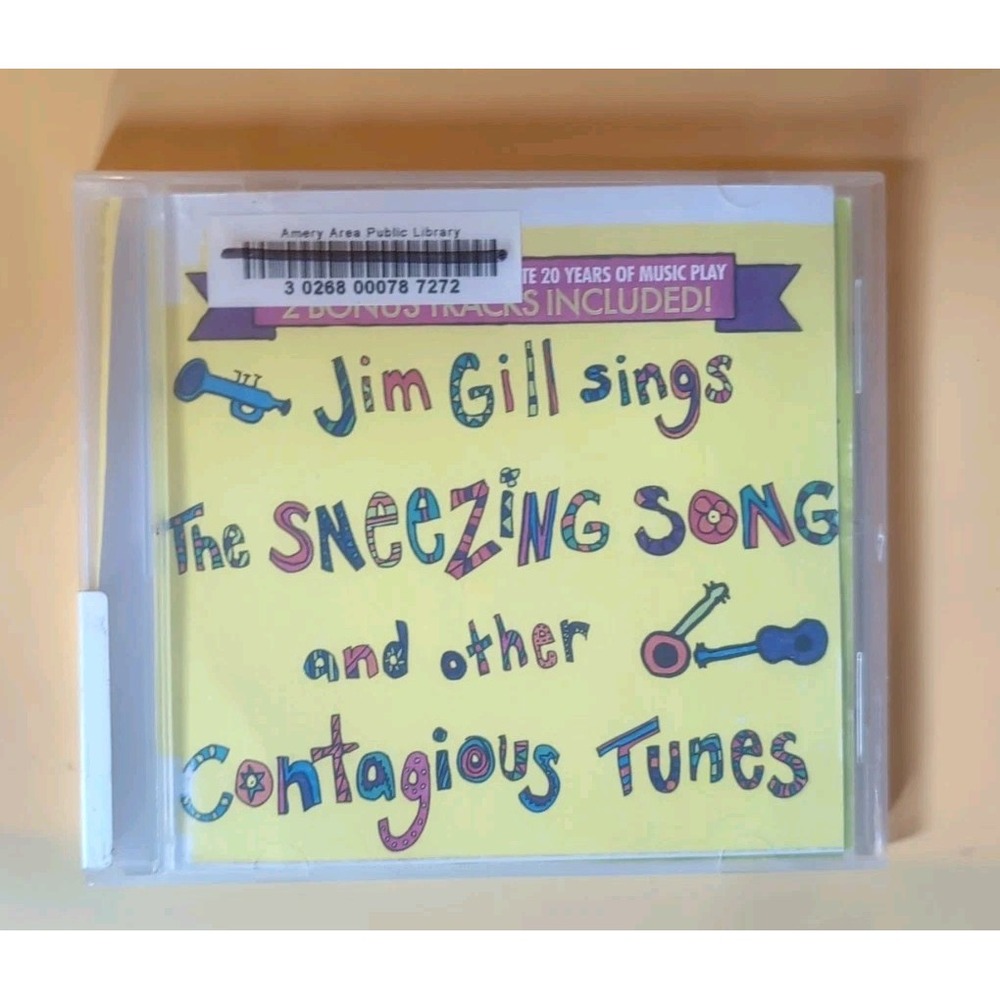 Sneezing Song & Other Contag by Jim Gill (CD, 2000)‎